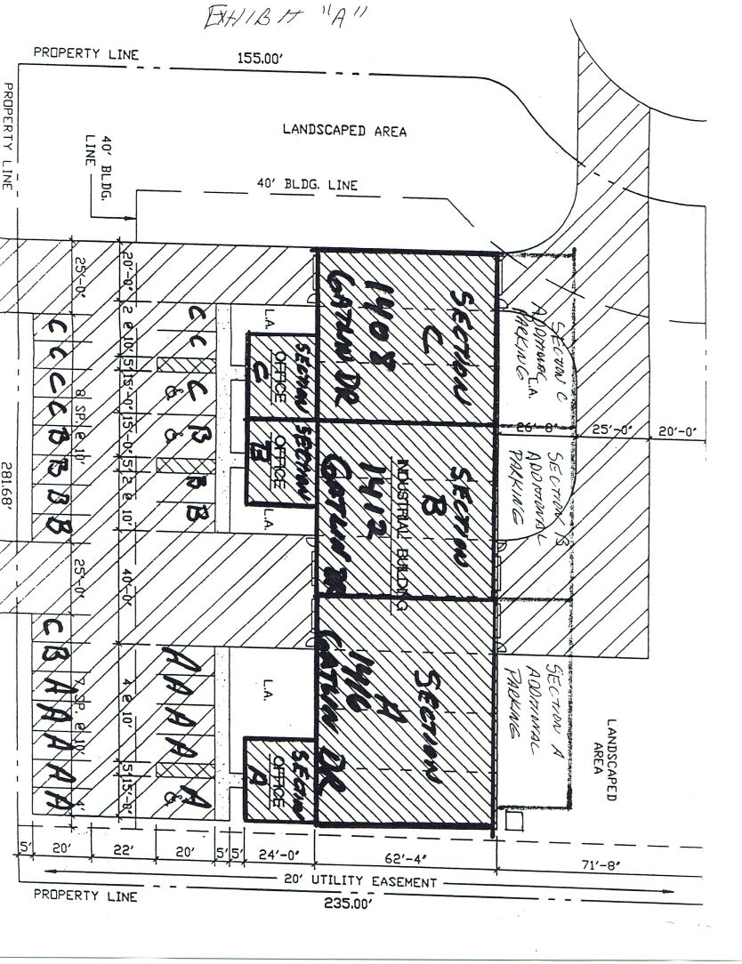 1412 Gatlin Dr, Griffith, IN à louer Plan d’étage– Image 1 sur 4