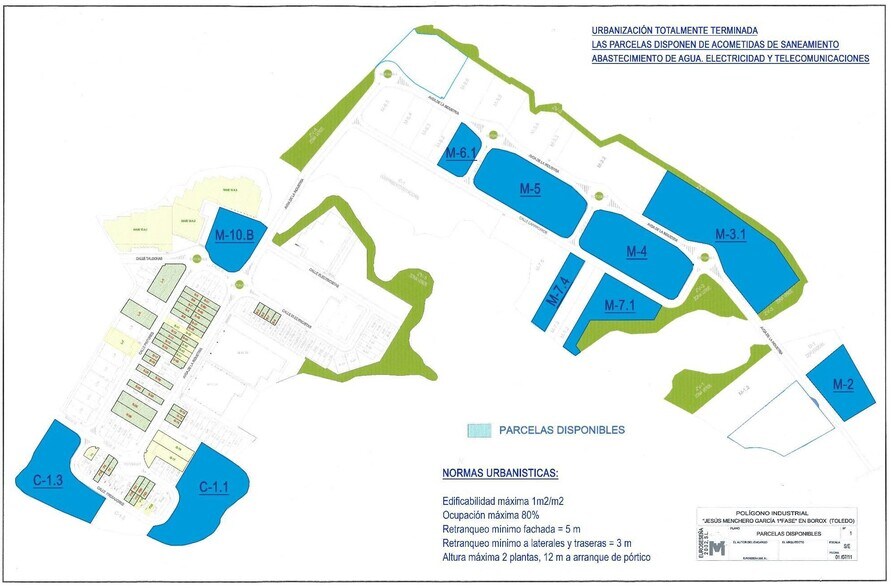 Polígono Jesús Menchero, Fase 1, Borox, Toledo à vendre - Plan d’étage – Image 2 sur 2