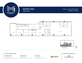 220 E Las Colinas Blvd, Irving, TX à louer Plan d’étage– Image 1 sur 1