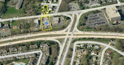7709-7711 Sandy Spring Rd, Laurel, MD - VUE AÉRIENNE  vue de carte