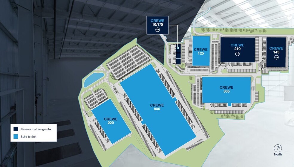 Radway 16, Crewe à louer - Plan de site – Image 2 sur 2