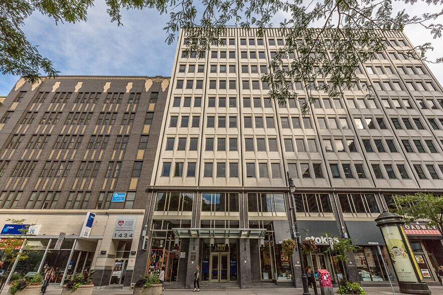 1438-1450 Rue Sainte-Catherine O, Montréal, QC à louer - Photo de l’immeuble – Image 2 sur 3