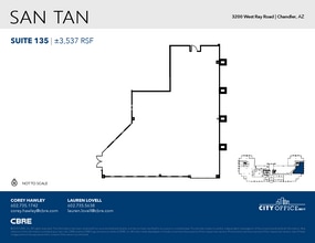 3200 W Ray Rd, Chandler, AZ à louer Plan d’étage– Image 2 sur 2