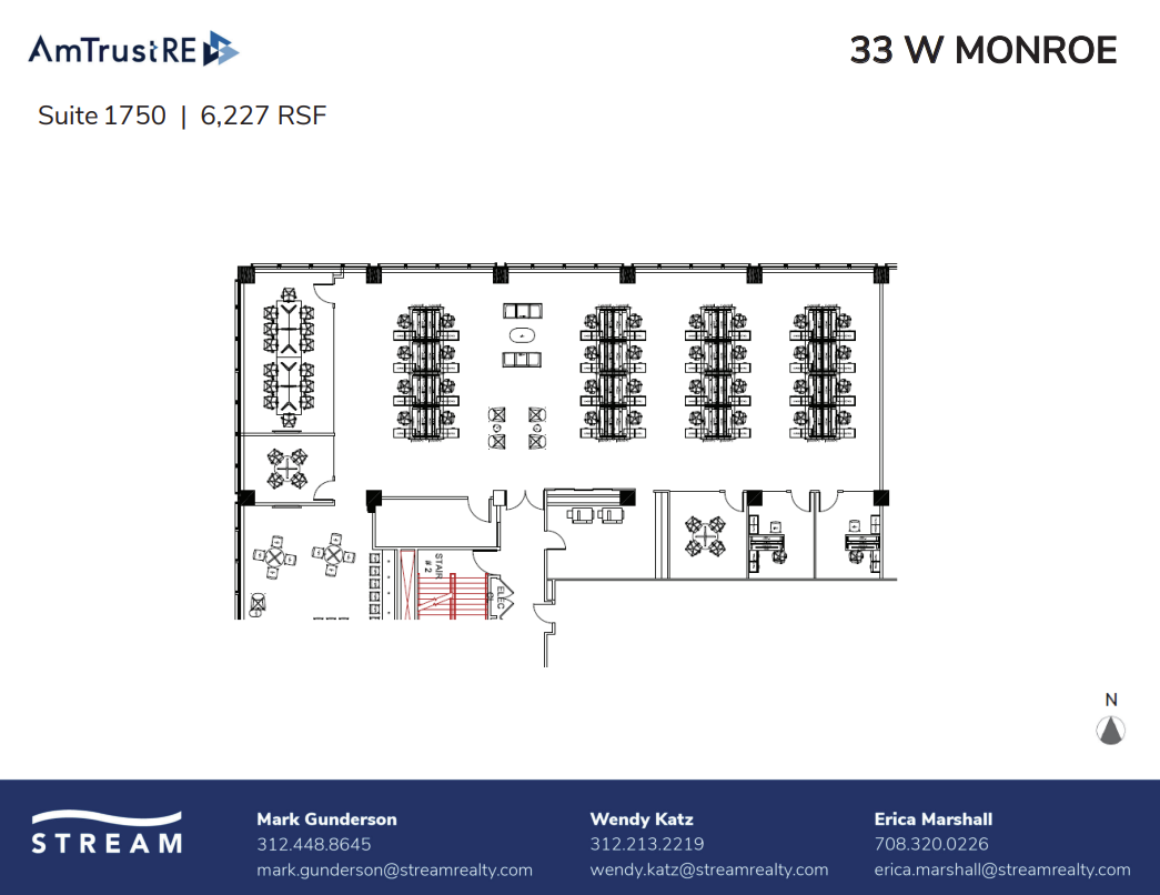 33 W Monroe St, Chicago, IL à louer Plan d’étage– Image 1 sur 1