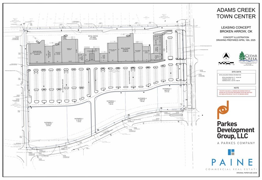 2300 E Hillside Dr, Broken Arrow, OK à louer - Plan de site – Image 3 sur 6