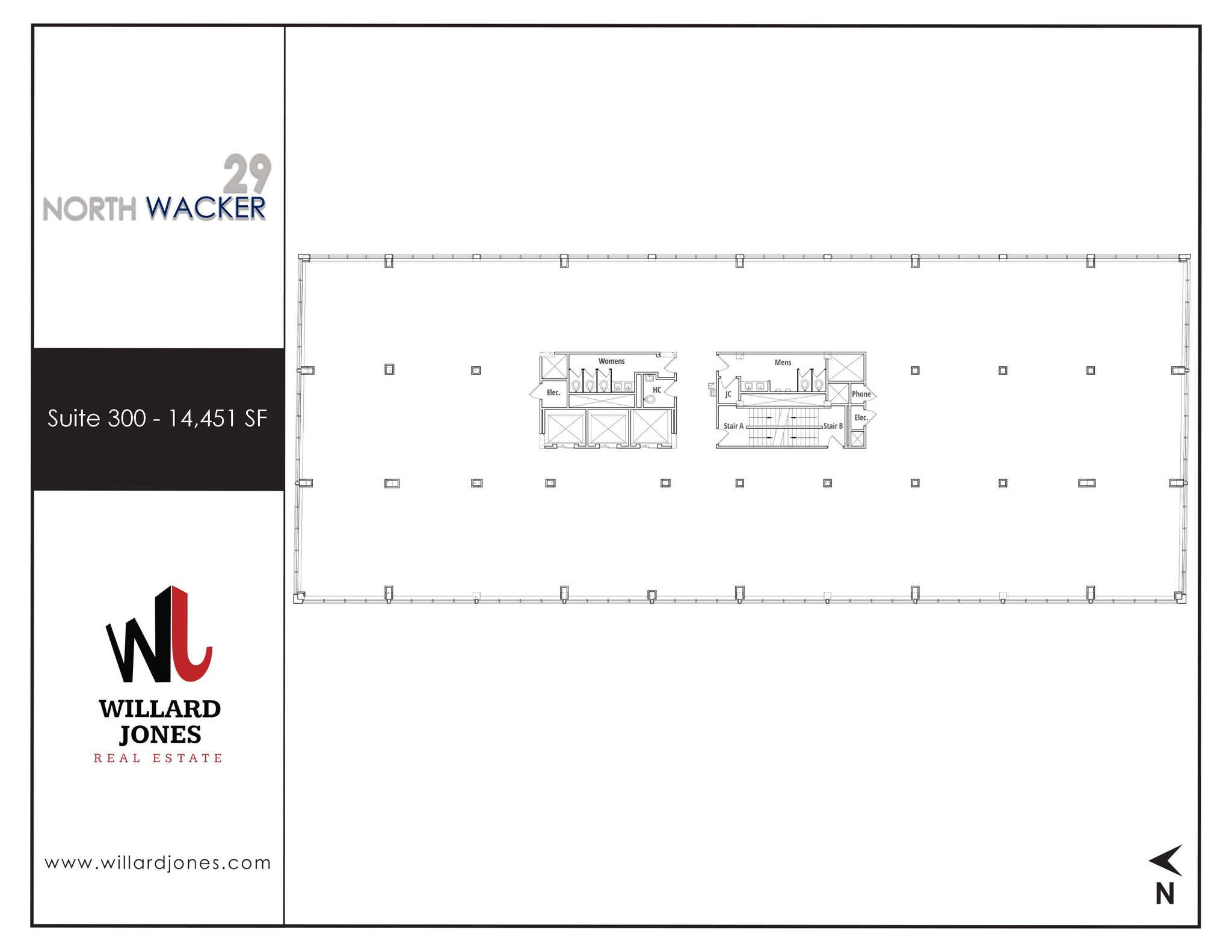 29 N Wacker Dr, Chicago, IL à louer Plan d’étage– Image 1 sur 7