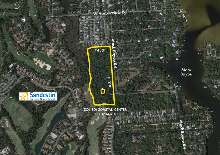 1939 Mack Bayou Road, Santa Rosa Beach, FL à vendre - Photo principale – Image 1 sur 2