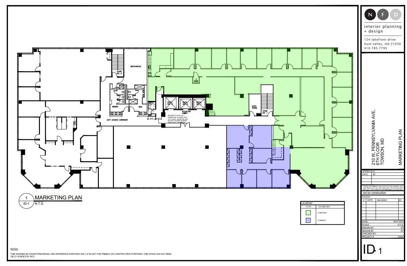 210 W Pennsylvania Ave, Towson, MD à louer Plan d’étage– Image 1 sur 1