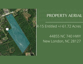 Plus de détails pour 44855 Hwy 740, New London, NC - Terrain à vendre
