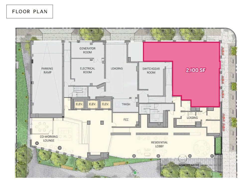 1701 Race St, Philadelphia, PA à louer Plan d’étage– Image 1 sur 1