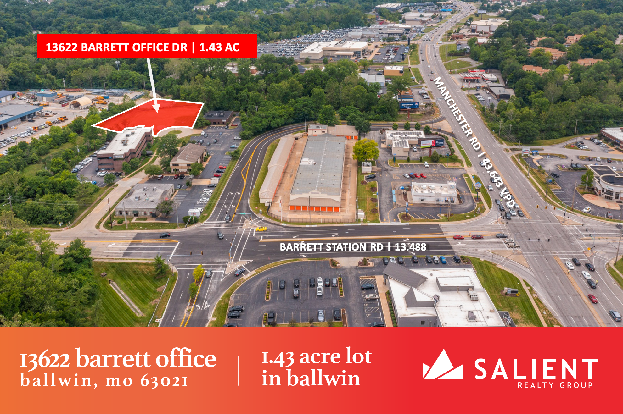 13622 Barrett Office Dr, Ballwin, MO à vendre Photo de l’immeuble– Image 1 sur 19