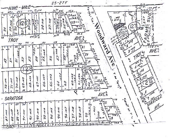 22740 Woodward Ave, Ferndale, MI à vendre - Plan cadastral – Image 2 sur 17