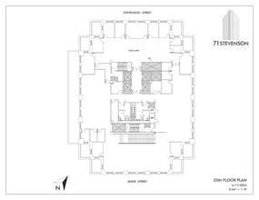 71 Stevenson St, San Francisco, CA à louer Plan d’étage– Image 1 sur 1