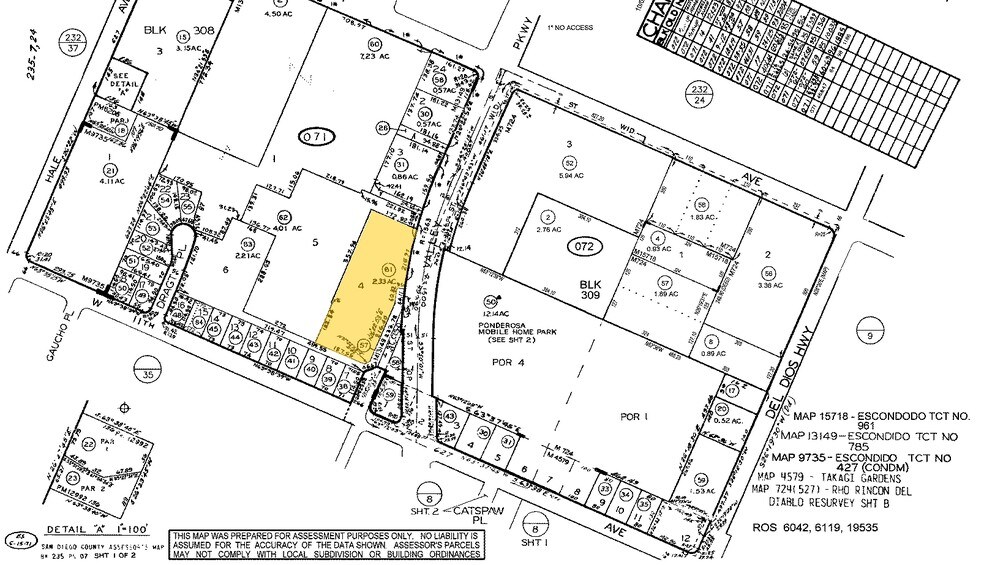 1560 W Valley Pky, Escondido, CA à louer - Plan cadastral – Image 2 sur 5