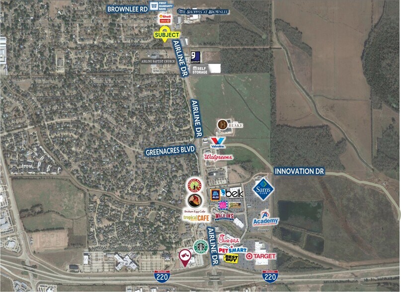 0 Airline Dr, Bossier City, LA à vendre - Photo principale – Image 1 sur 3