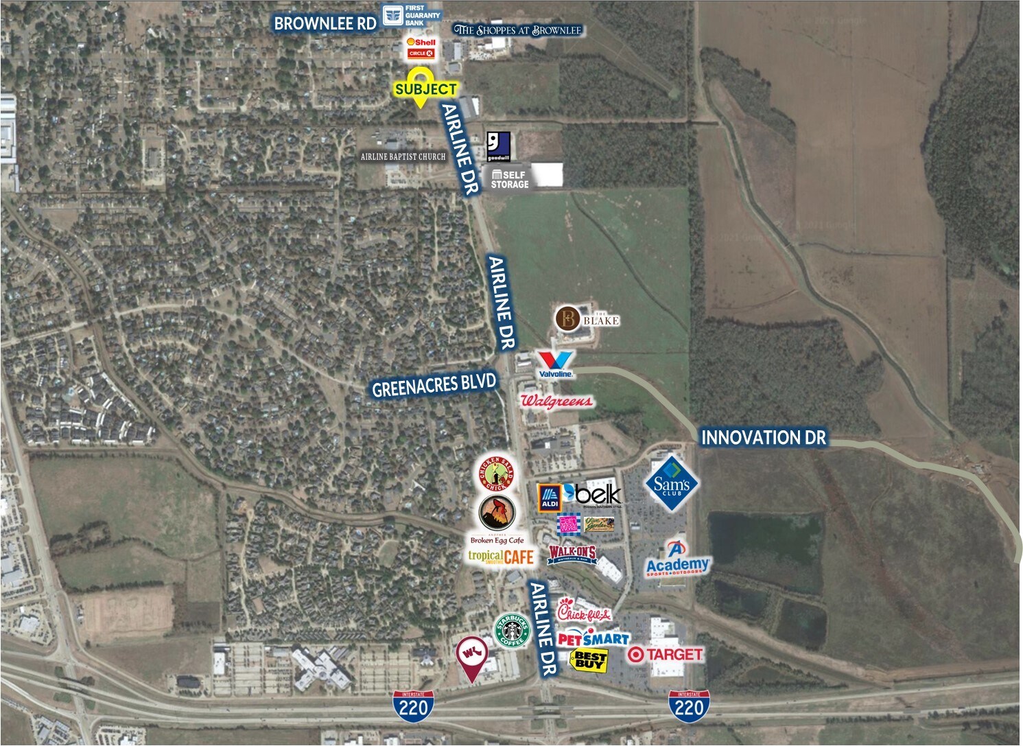 0 Airline Dr, Bossier City, LA à vendre Photo principale– Image 1 sur 4