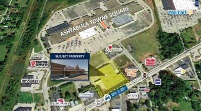 3201 N Ridge Rd E, Ashtabula, OH - Vue aérienne  vue de carte