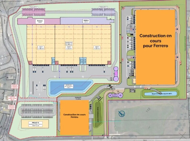 Rue De Warendorf, Barentin à louer - Plan de site – Image 2 sur 2