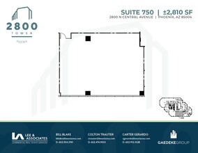 2800 N Central Ave, Phoenix, AZ à louer Plan d’étage– Image 1 sur 1