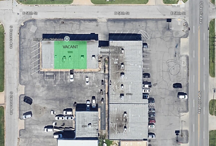 5804-5832 S Peoria Ave, Tulsa, OK à louer - Photo de l’immeuble – Image 3 sur 5