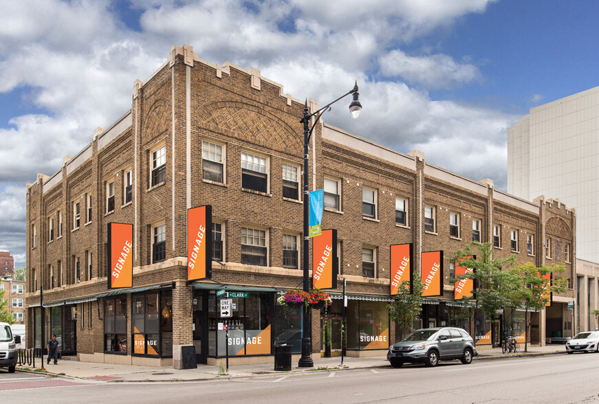 2653 N Clark St, Chicago, IL à louer - Photo de l’immeuble – Image 2 sur 6