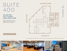 353 Sacramento St, San Francisco, CA à louer Plan d’étage– Image 1 sur 1