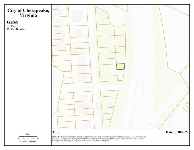 Oldwood St, Chesapeake, VA à vendre - Plan de site – Image 3 sur 3