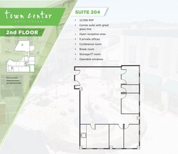 770 Tamalpais Dr, Corte Madera, CA à louer Plan d’étage– Image 1 sur 1