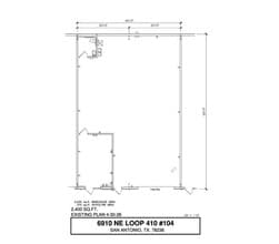 6910 NE Loop 410, San Antonio, TX à louer Plan d’étage– Image 1 sur 1