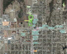 2802-2822 Kickapoo Ave, Shawnee, OK - Vue aérienne vue de carte