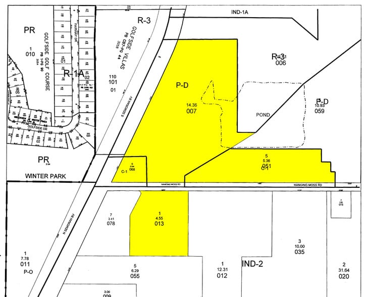 1025 S Semoran Blvd, Winter Park, FL à louer - Plan cadastral – Image 3 sur 47