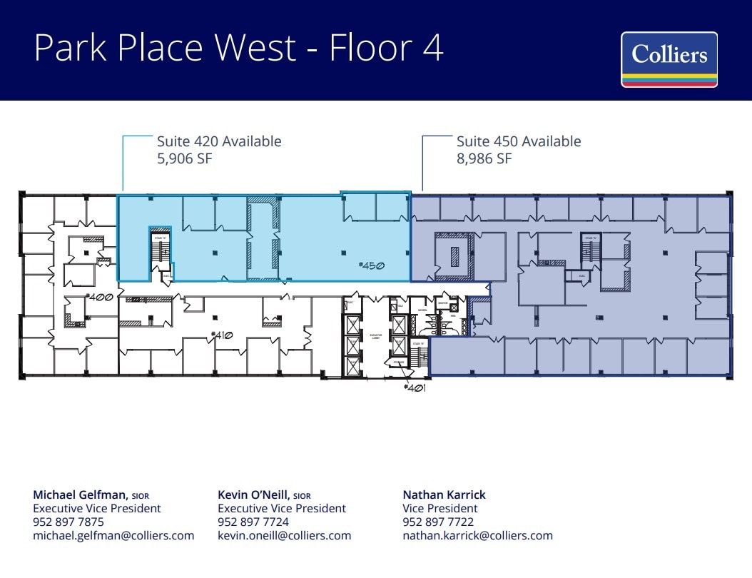 6465 Wayzata Blvd, Saint Louis Park, MN à louer Plan d’étage– Image 1 sur 1