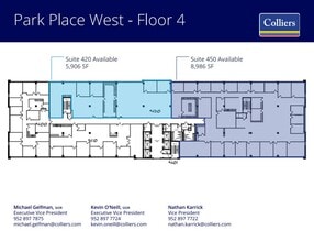 6465 Wayzata Blvd, Saint Louis Park, MN à louer Plan d’étage– Image 1 sur 1