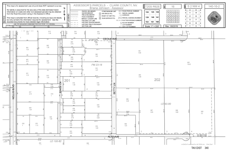 2800 Betty Ln, Las Vegas, NV à louer - Plan cadastral – Image 3 sur 3