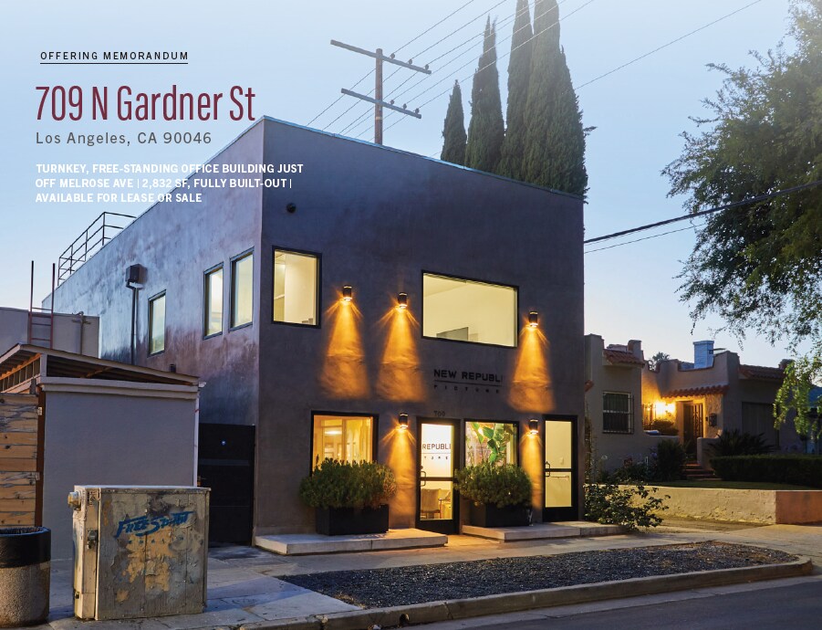 709 N Gardner St, Los Angeles, CA à vendre Photo de l’immeuble– Image 1 sur 6