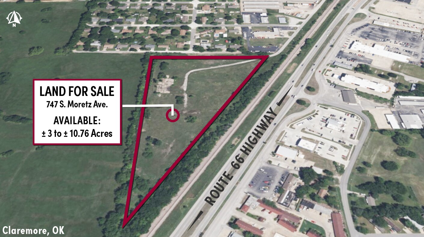 747 S Moretz Ave, Claremore, OK à vendre Aérien– Image 1 sur 10