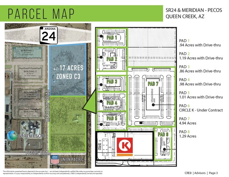 SEC Meridian & SR-24, Queen Creek, AZ à vendre - Photo de l’immeuble – Image 3 sur 4