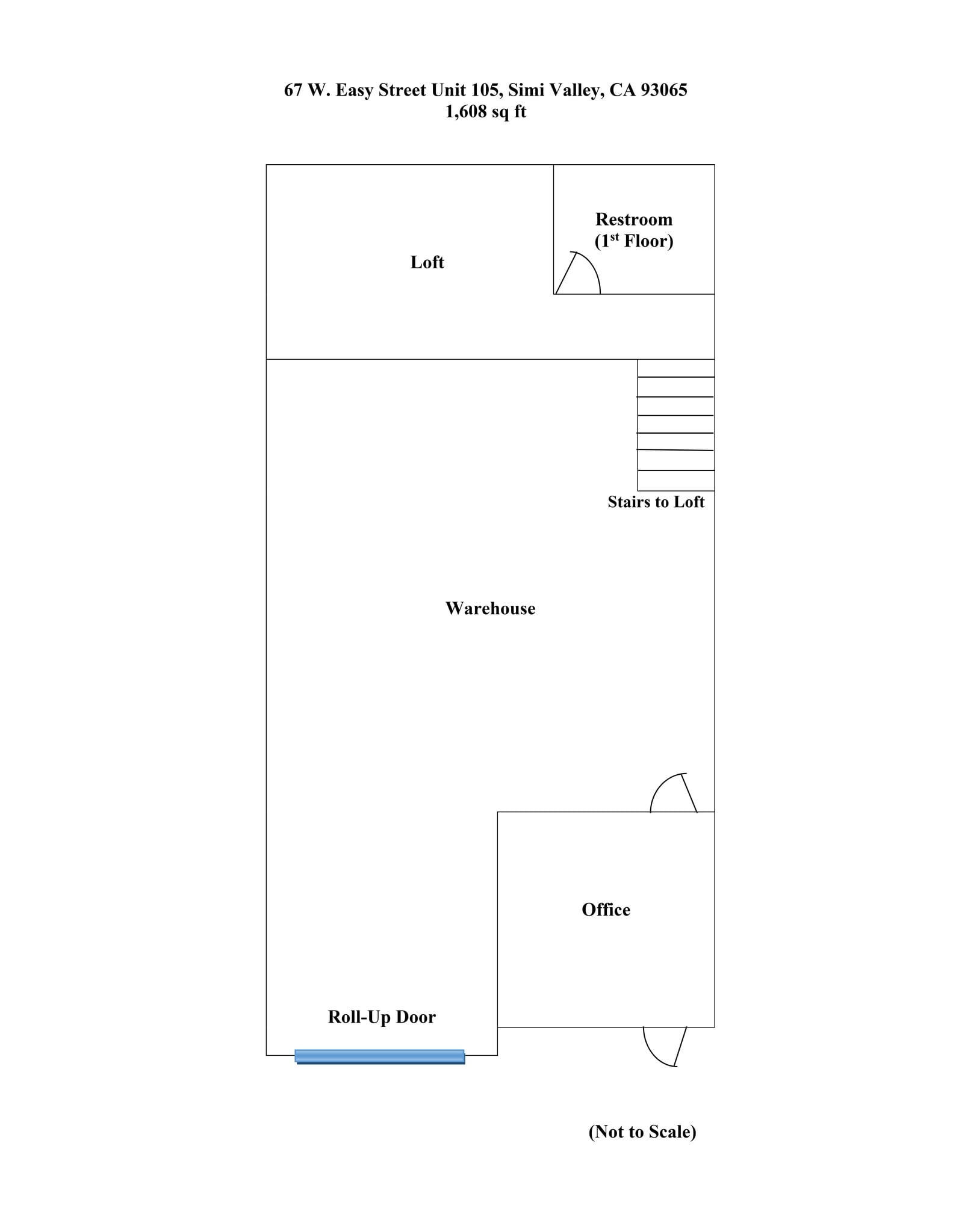 67 W Easy St, Simi Valley, CA à louer Plan de site– Image 1 sur 1