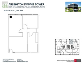 2225 E Randol Mill Rd, Arlington, TX à louer Plan d’étage– Image 1 sur 1