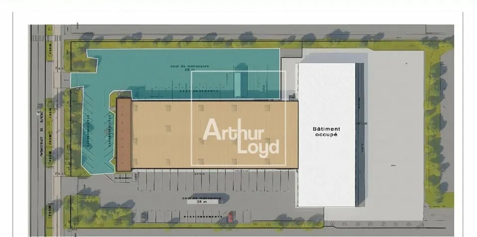 Industriel/Logistique dans Chilly-Mazarin à louer Plan de site– Image 1 sur 4