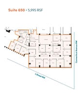 1100 Connecticut Ave NW, Washington, DC à louer Plan d’étage– Image 1 sur 3