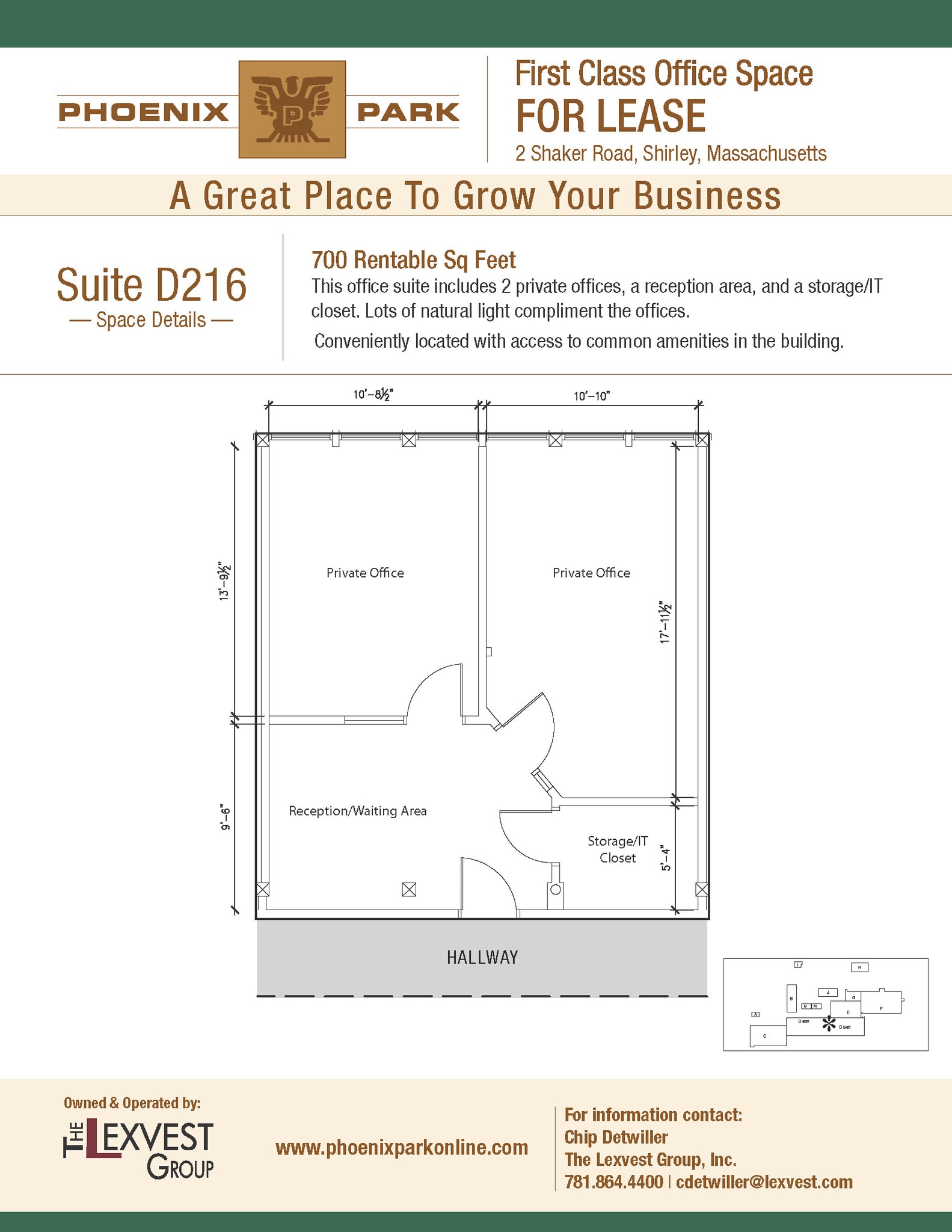 2 Shaker Rd, Shirley, MA à louer Plan d’étage– Image 1 sur 1