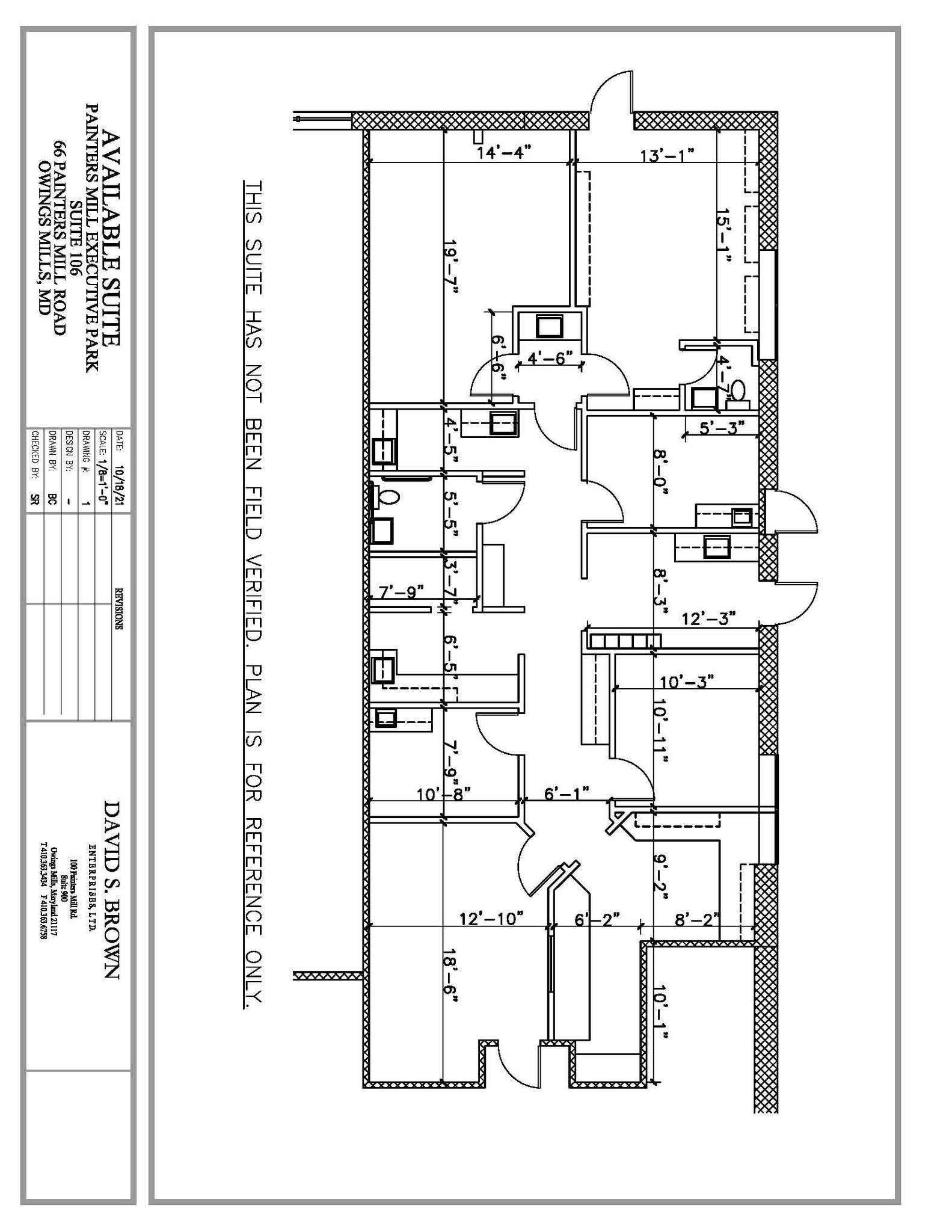 66 Painters Mill Rd, Owings Mills, MD à louer Plan d’étage– Image 1 sur 1