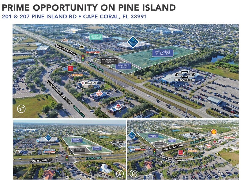 201-207 SW Pine Island Rd, Cape Coral, FL à vendre - Aérien – Image 2 sur 3