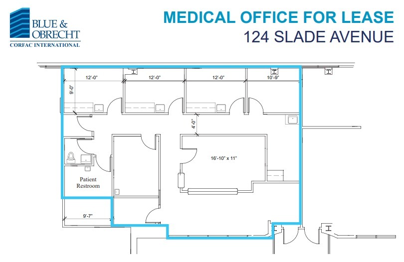124 Slade Ave, Pikesville, MD à louer Plan d’étage– Image 1 sur 1