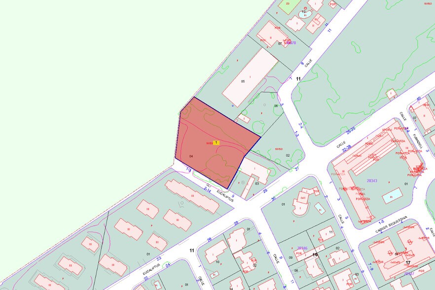 Carrer Bernat, 1, Amposta, Tarragona à vendre - Plan cadastral – Image 2 sur 2