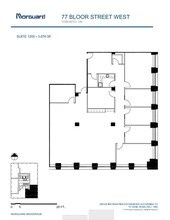 77 Bloor St W, Toronto, ON à louer Plan d’étage– Image 1 sur 1