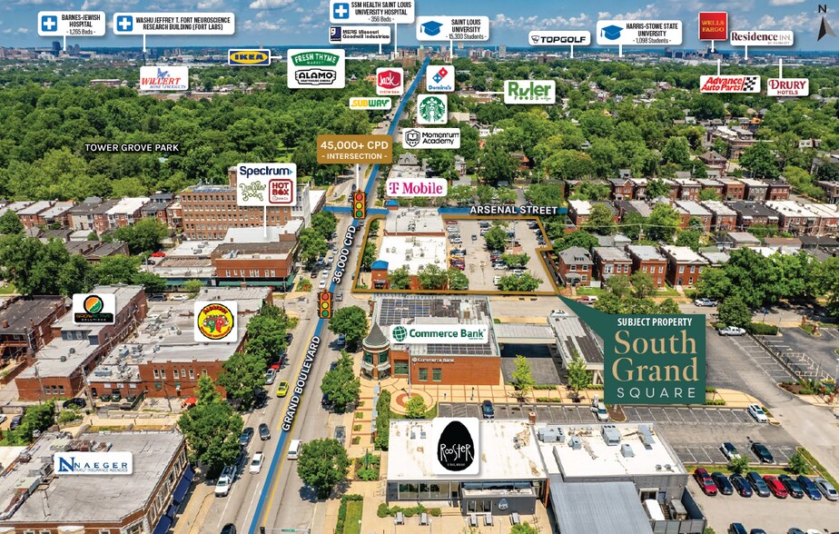 South Grand Square portefeuille de 2 biens à vendre sur LoopNet.fr - Photo de l’immeuble – Image 3 sur 5