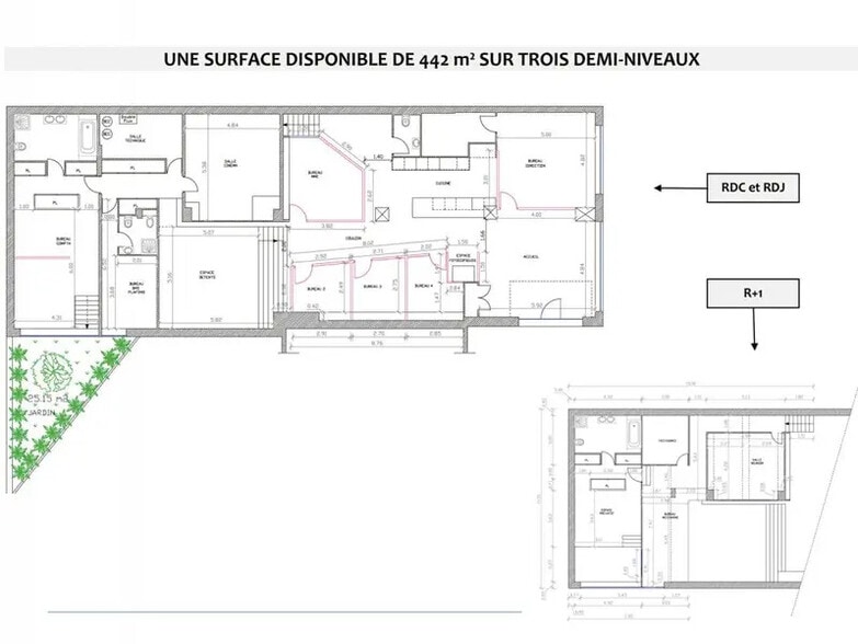 Local commercial dans Courbevoie à vendre - Plan d’étage – Image 3 sur 4