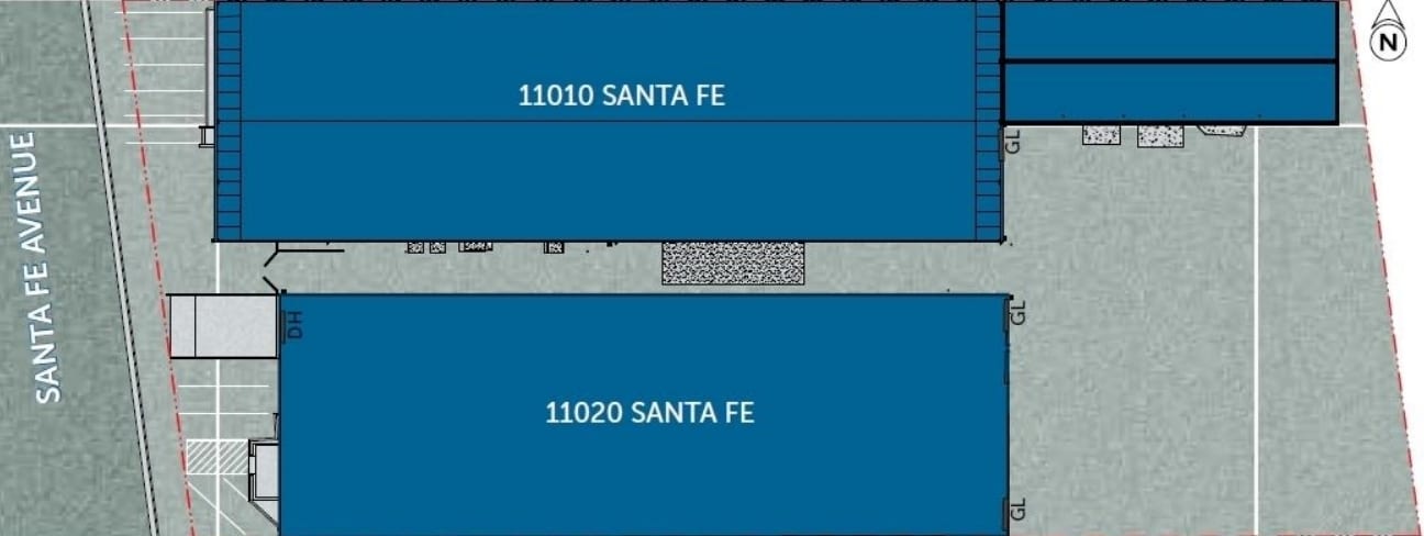 11010-11020 Santa Fe Ave, Lynwood, CA à louer Plan de site– Image 1 sur 1